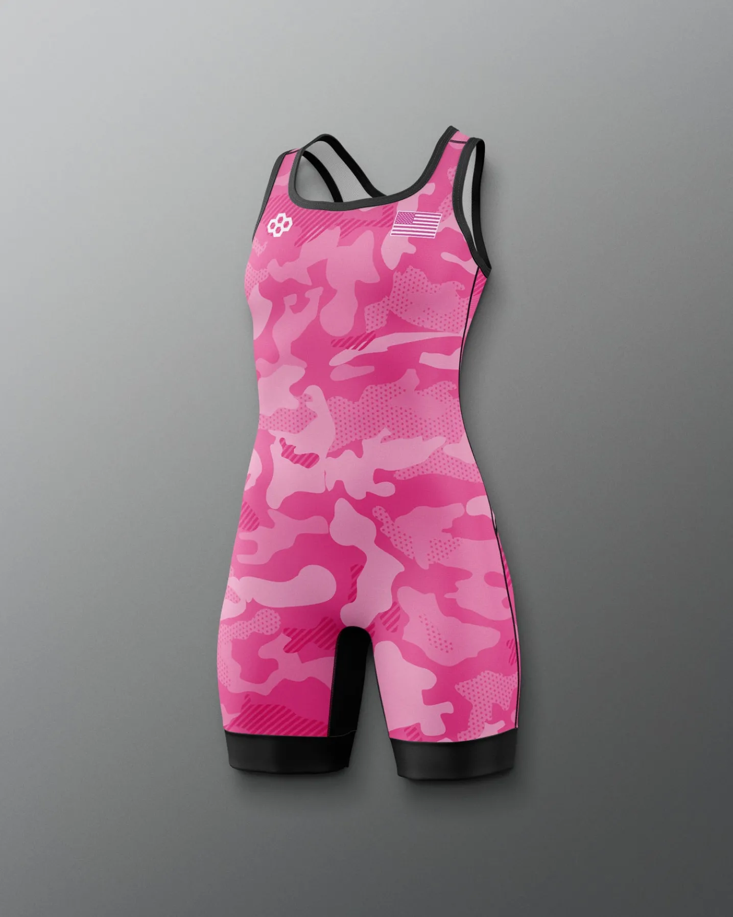 Camo Girl's Elite Singlet