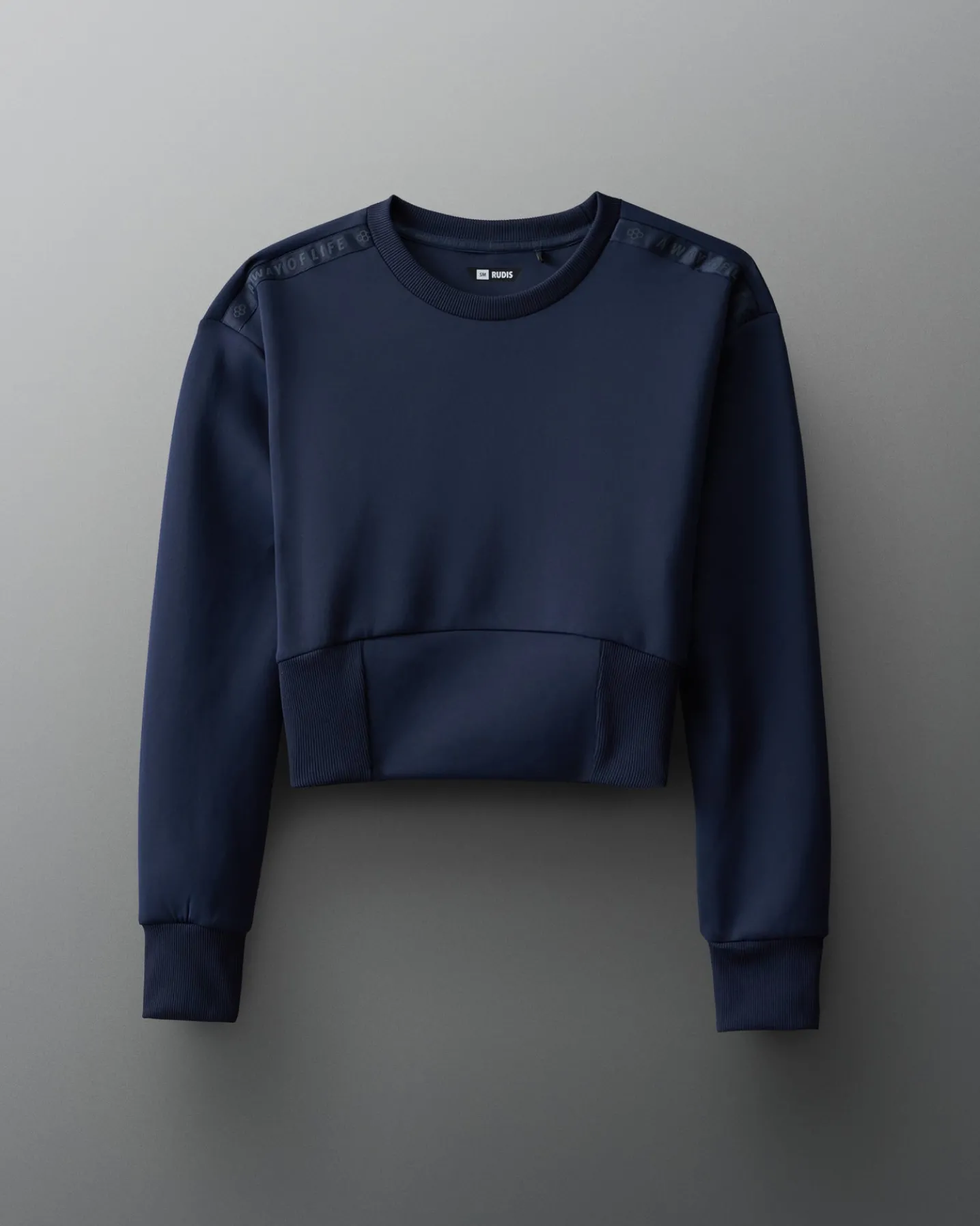 COOL-FEEL Women's Fitted Crew - Navy