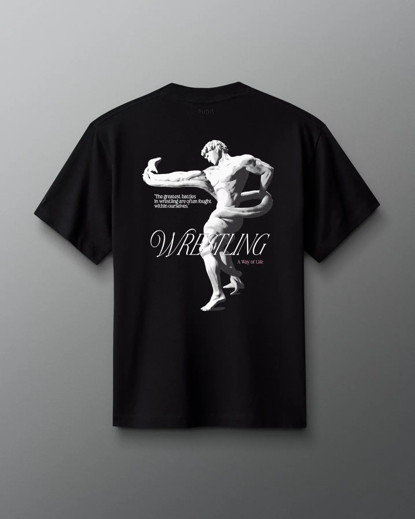 Grappling the Serpent Heavyweight T-Shirt