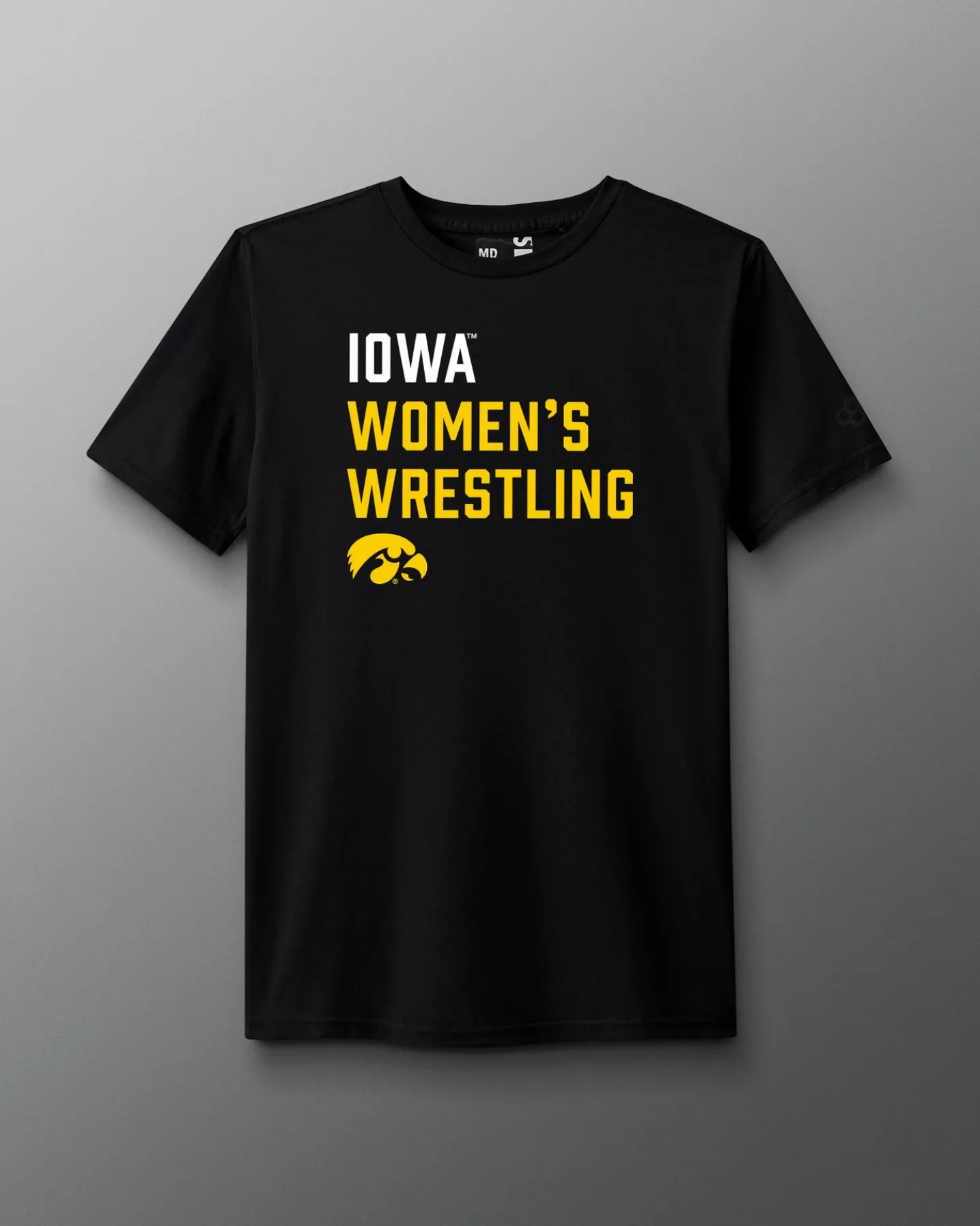 Iowa Women's Wrestling Stacked T-Shirt