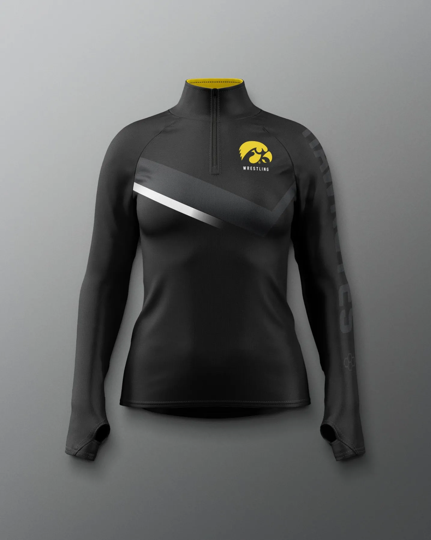 Iowa Wrestling Sublimated Women's Elite 1/4 Zip