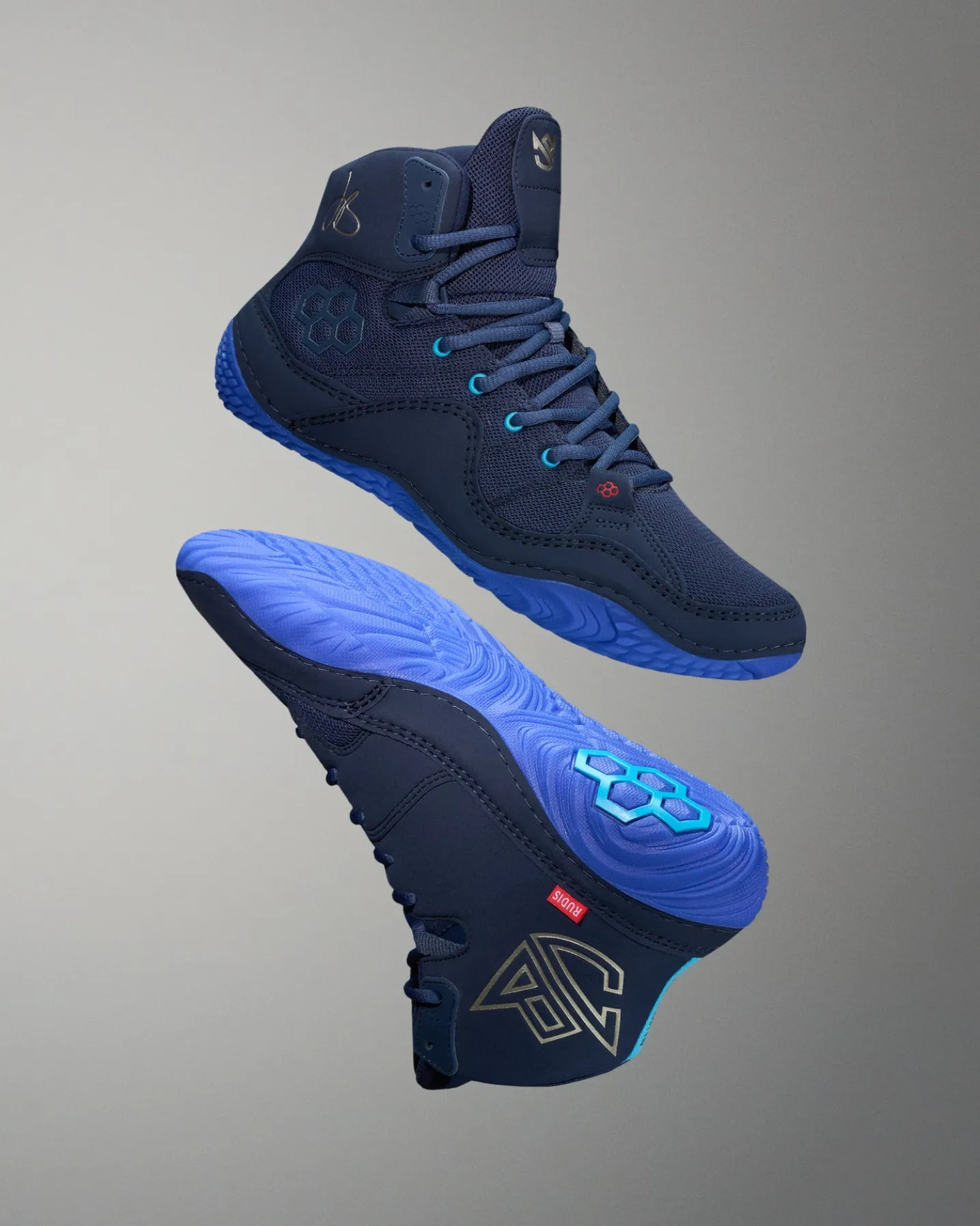 JB1 Adult Wrestling Shoes - Electric Blue