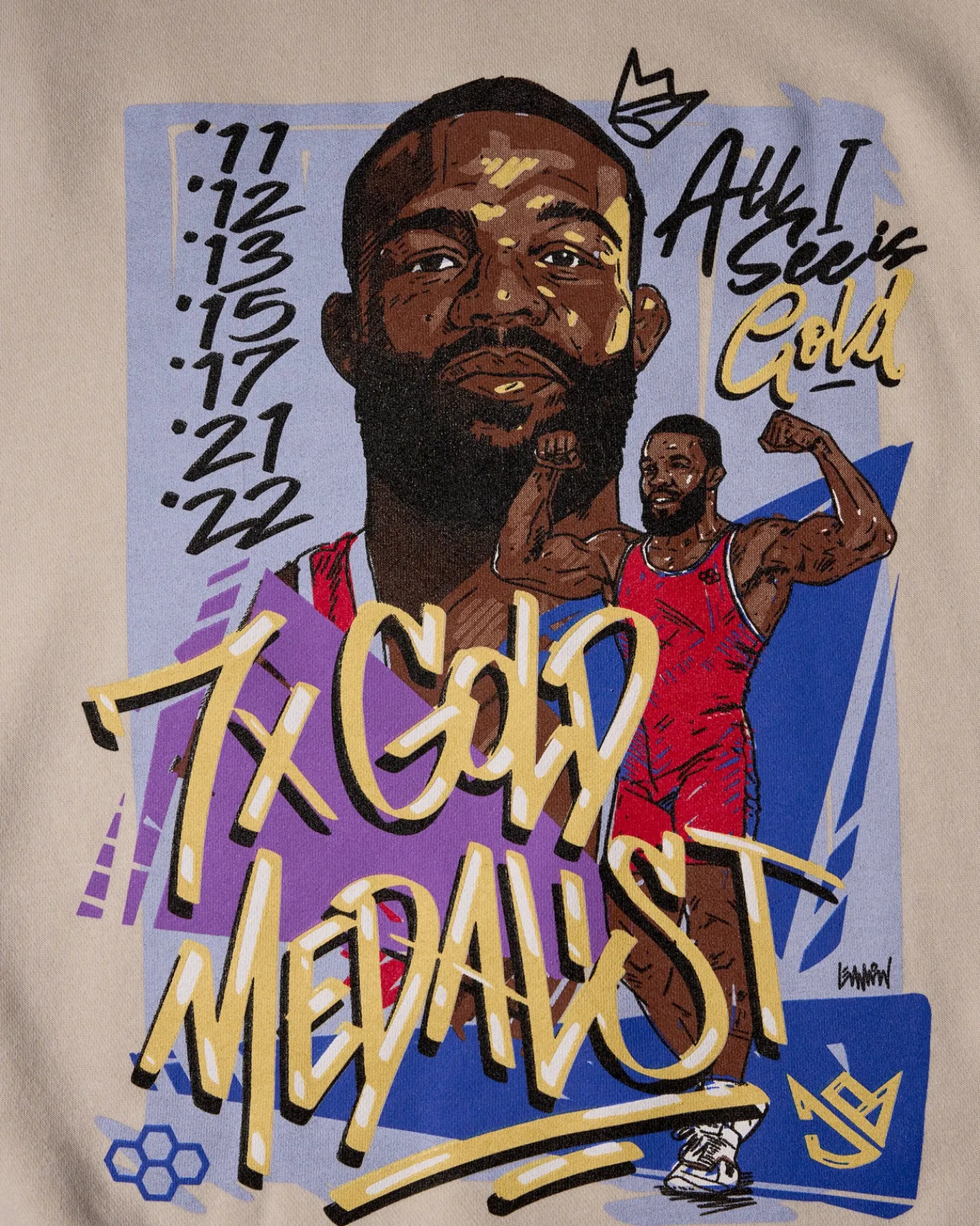 JB "ENVISIONED" Autographed and Numbered Limited Edition Artist Crewneck