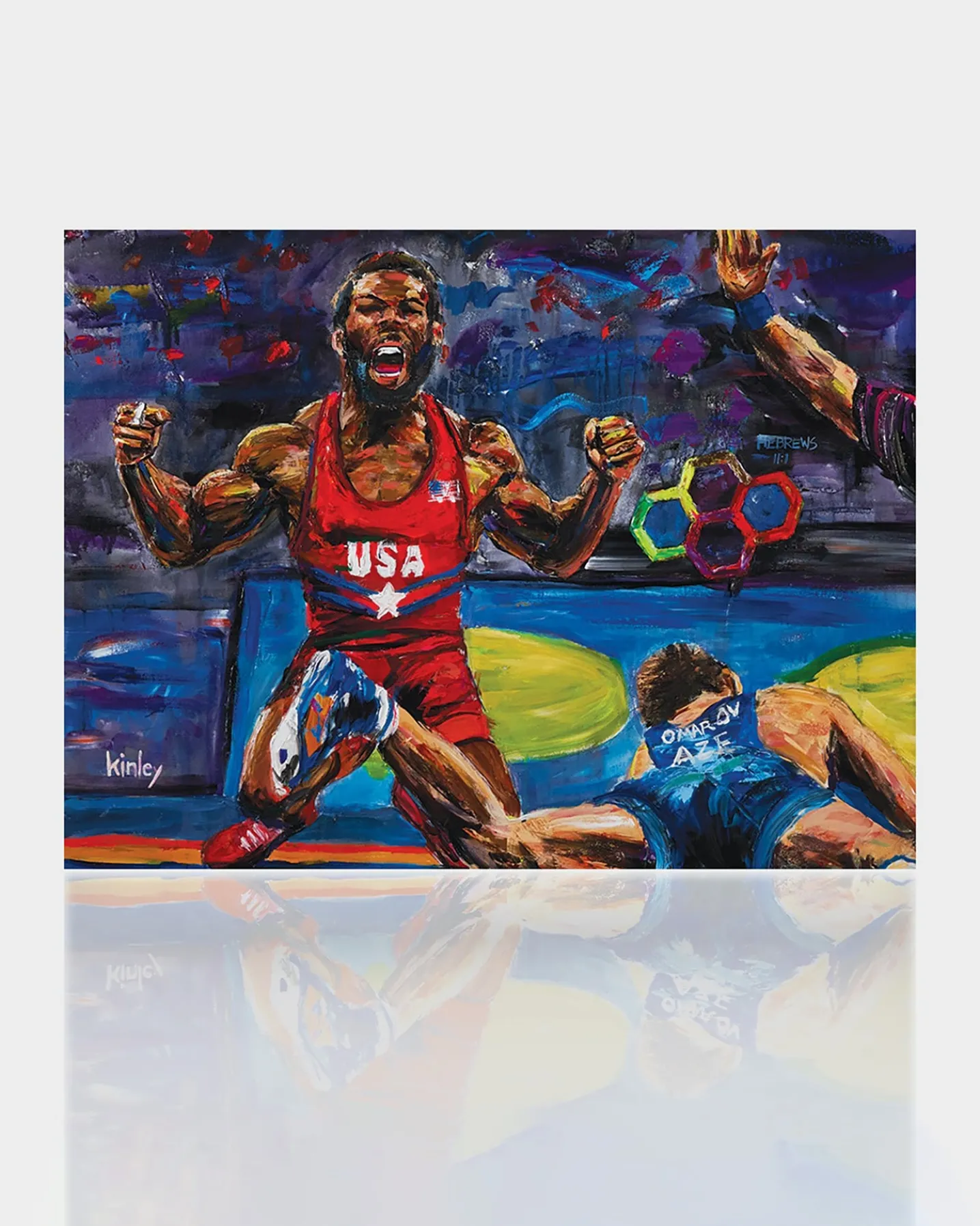 Jordan Burroughs Art Poster