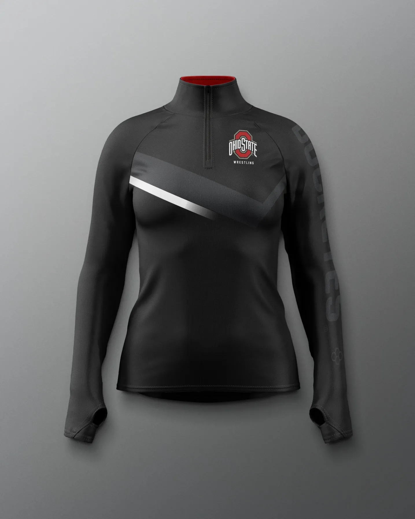 Ohio State Sublimated Women's Quarter Zip