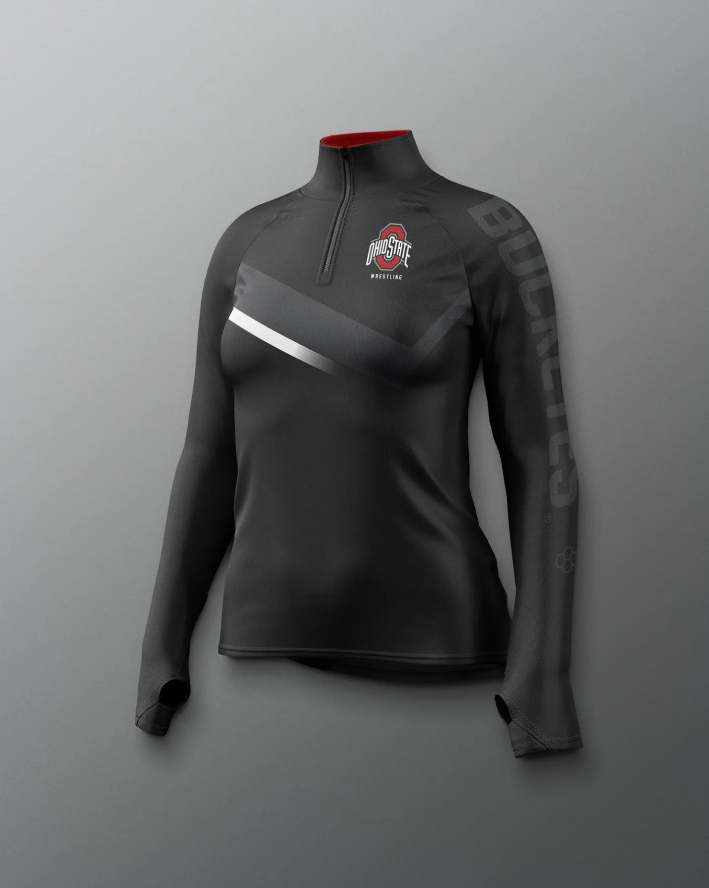 Ohio State Sublimated Women's Quarter Zip