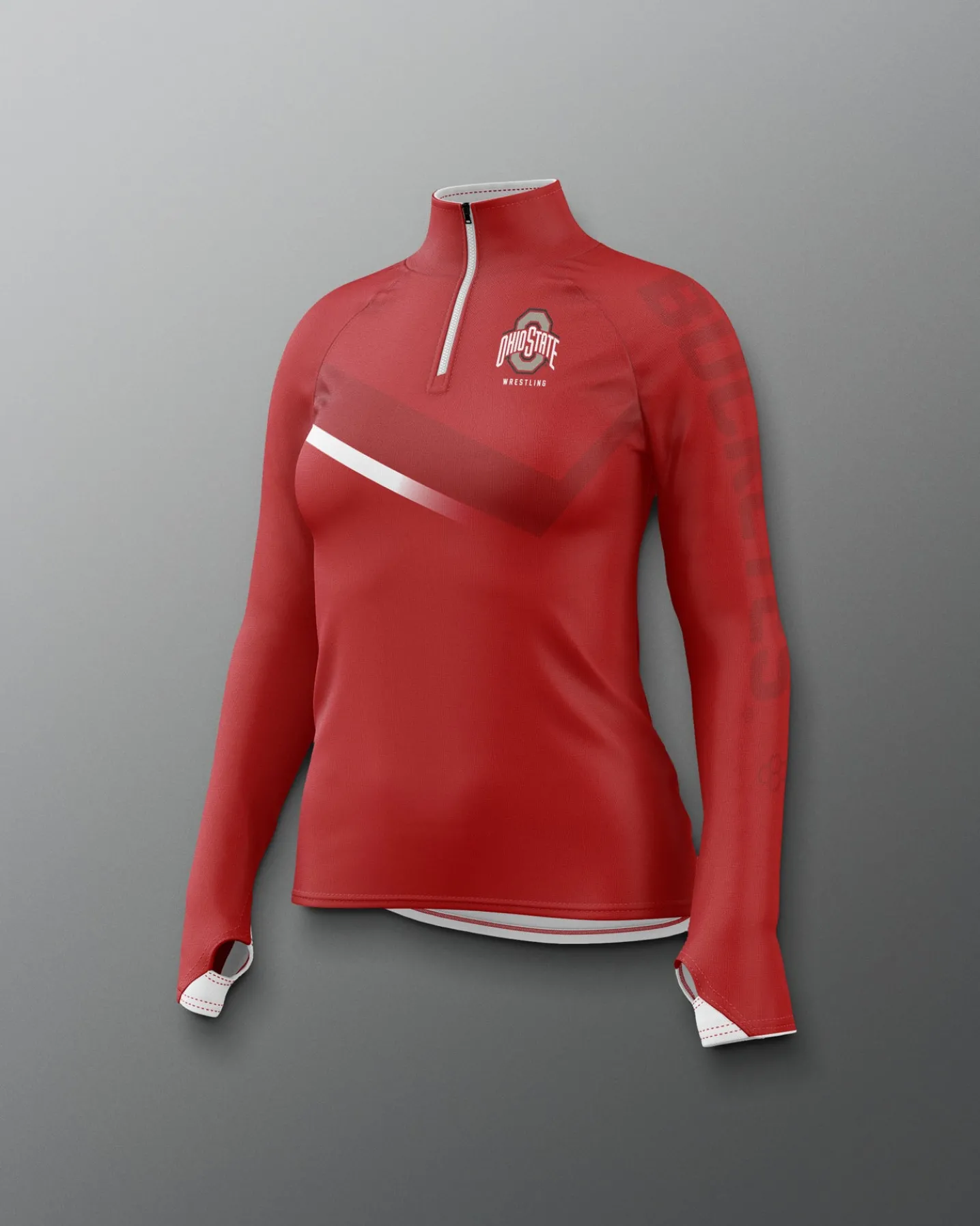 Ohio State Sublimated Women's Quarter Zip