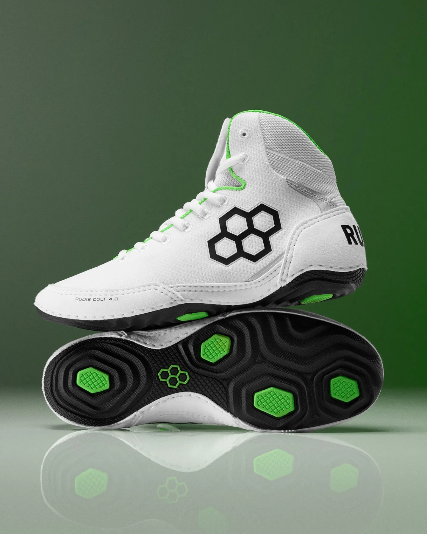 RUDIS Colt 4.0 Adult Wrestling Shoes - Neon Edge