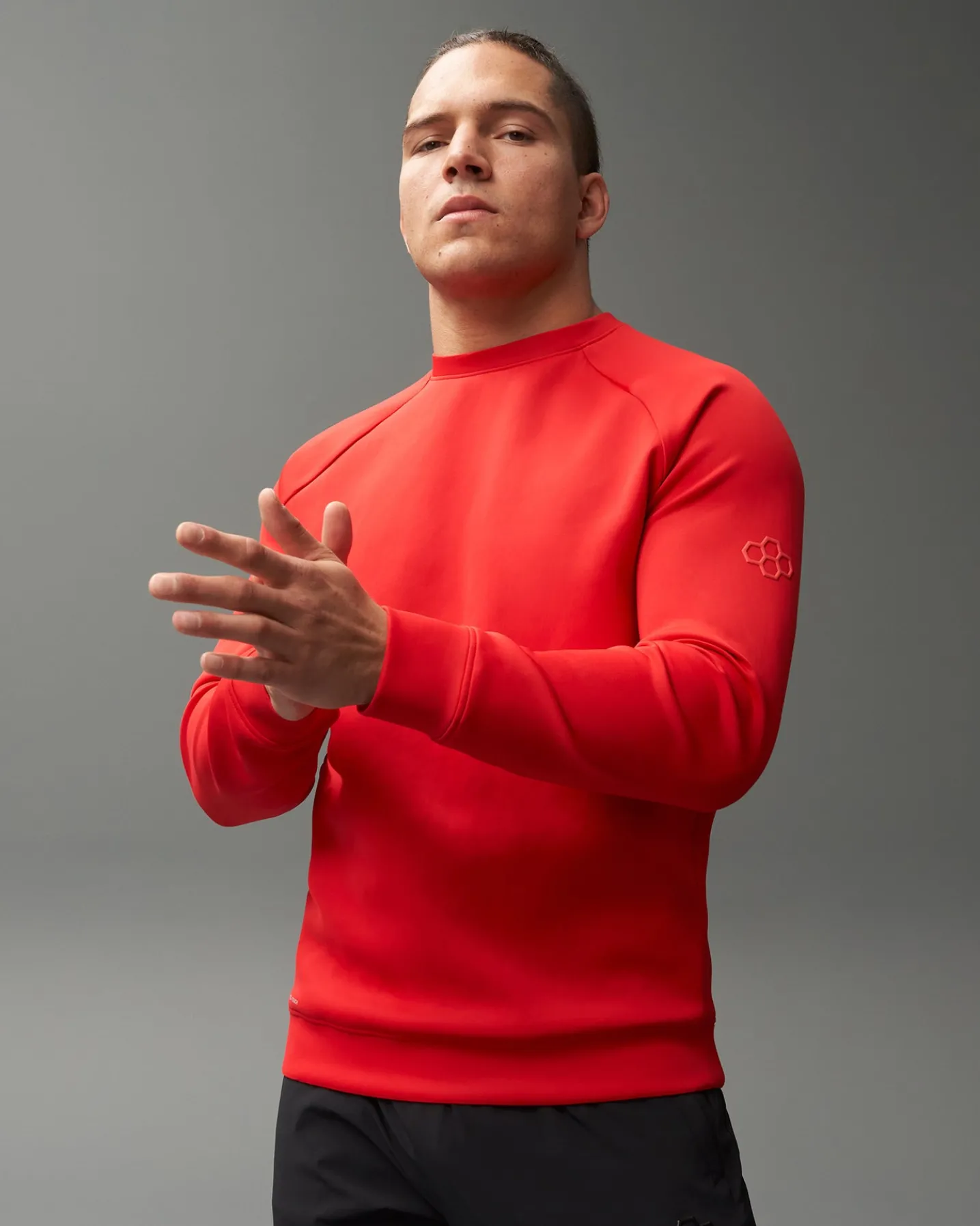 RUDIS COOL-FEEL Crewneck - Red