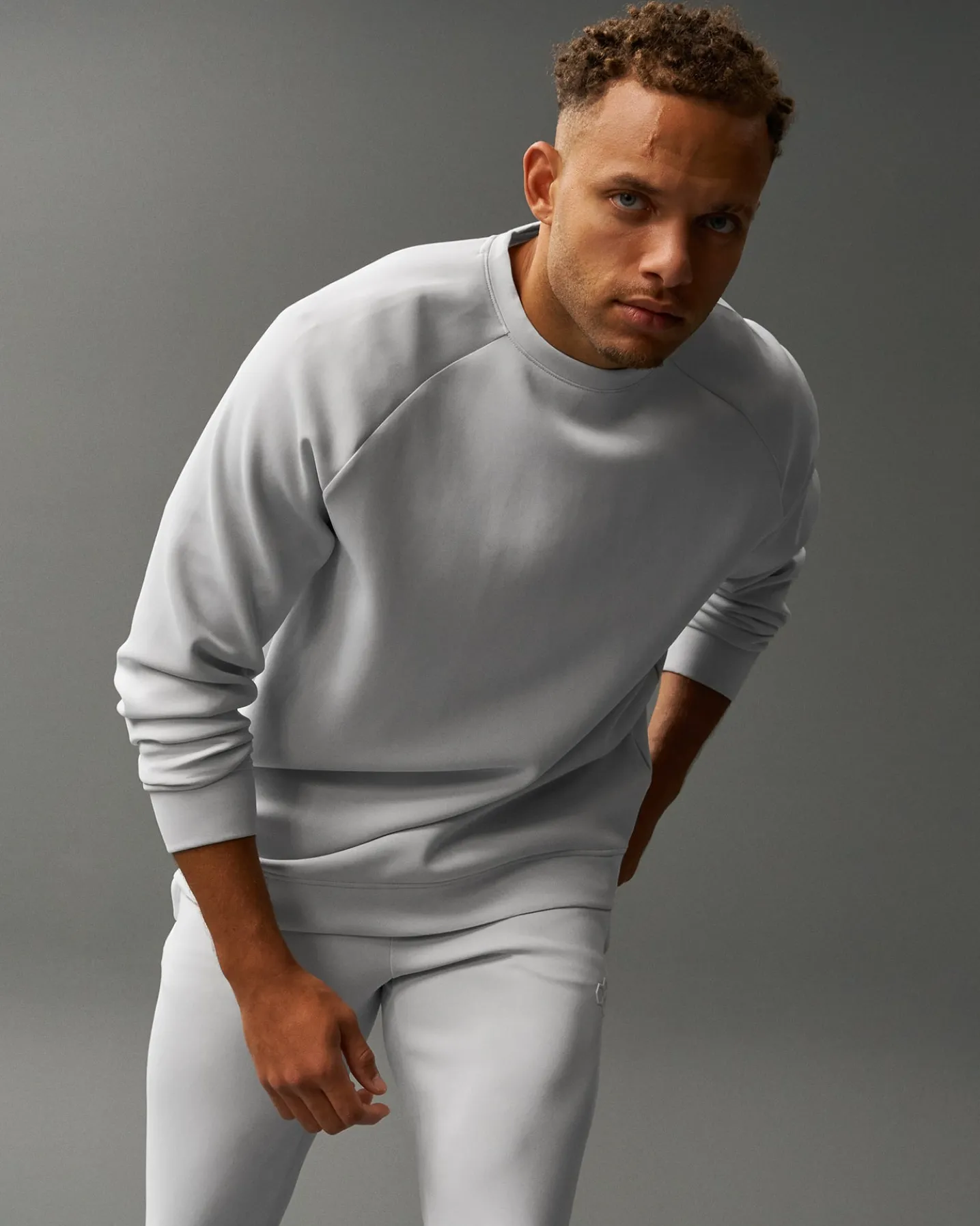 RUDIS COOL-FEEL Crewneck - Lunar Gray