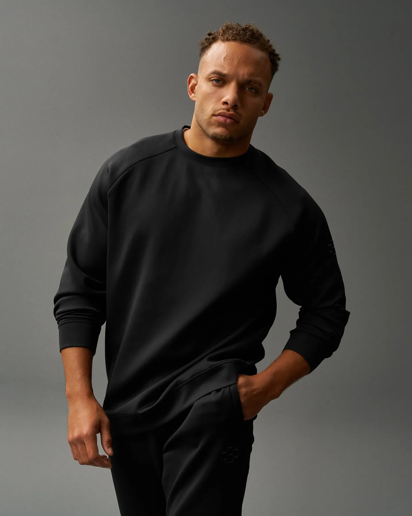 RUDIS COOL-FEEL Crewneck - Black