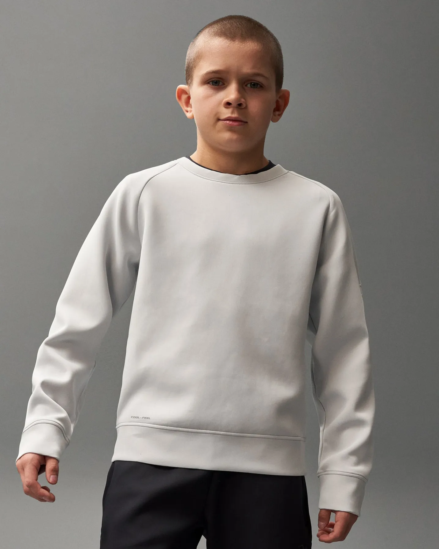 RUDIS COOL-FEEL Youth Crewneck - Lunar Gray