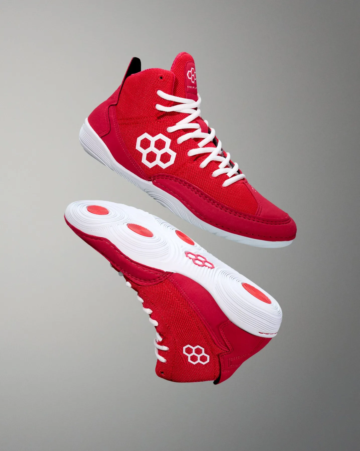 RUDIS Courage Adult Wrestling Shoes - Crimson