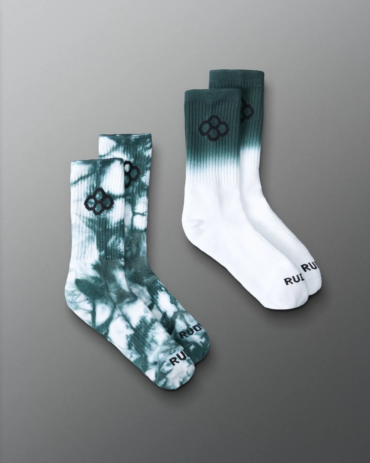 RUDIS Emerald Tie Dye Essential Socks (2 Pair)