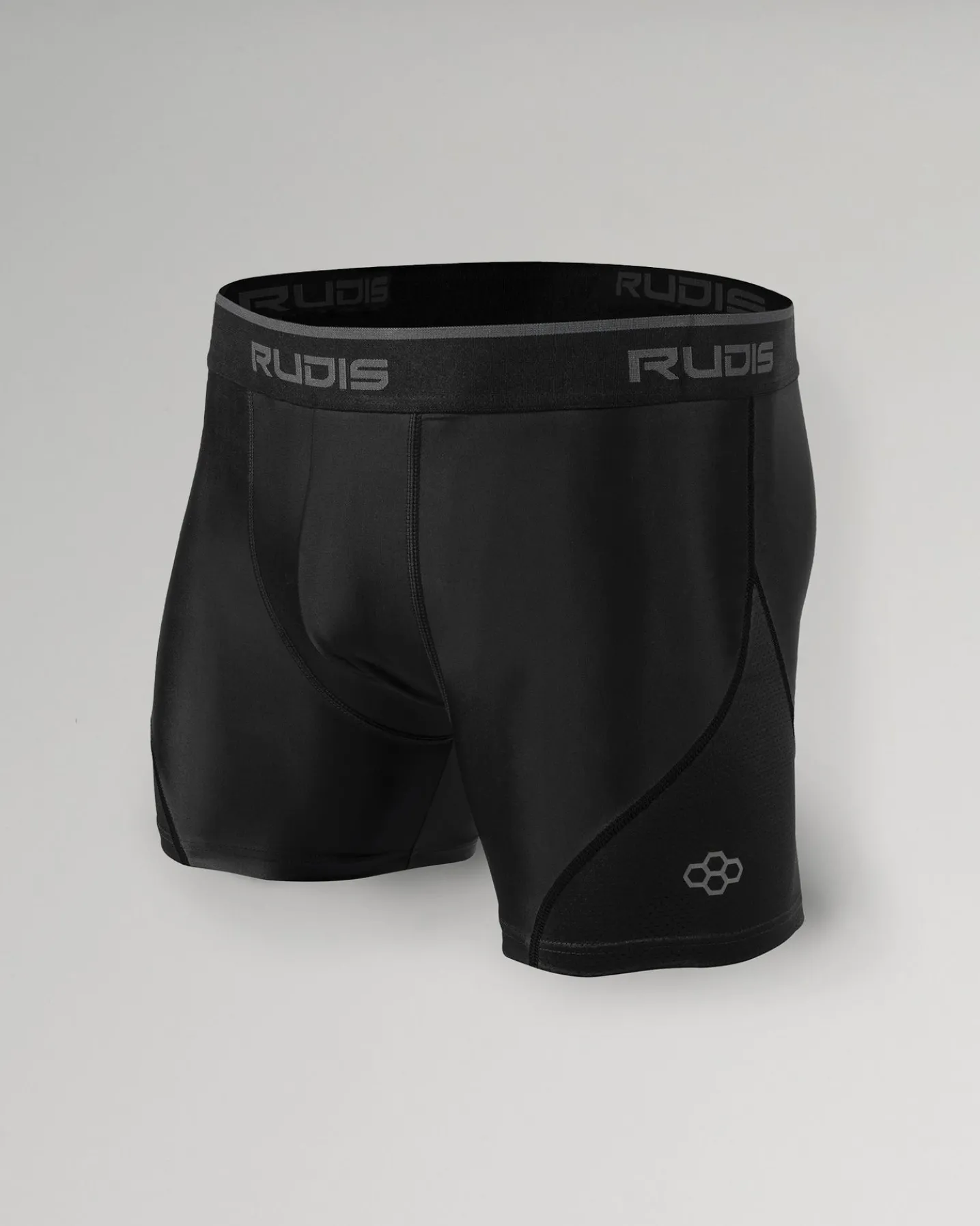 RUDIS Essential Black/Black Youth Boxer Brief