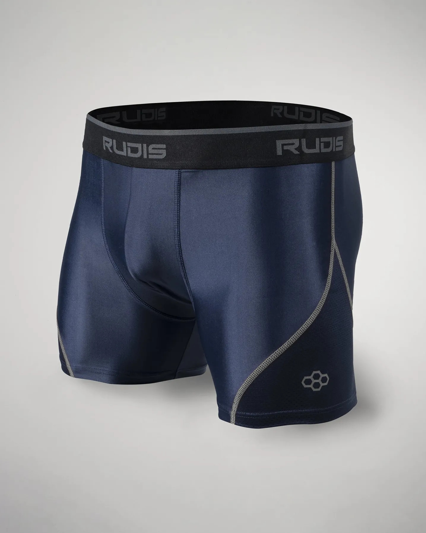 RUDIS Essential Navy/Gray Adult Boxer Brief