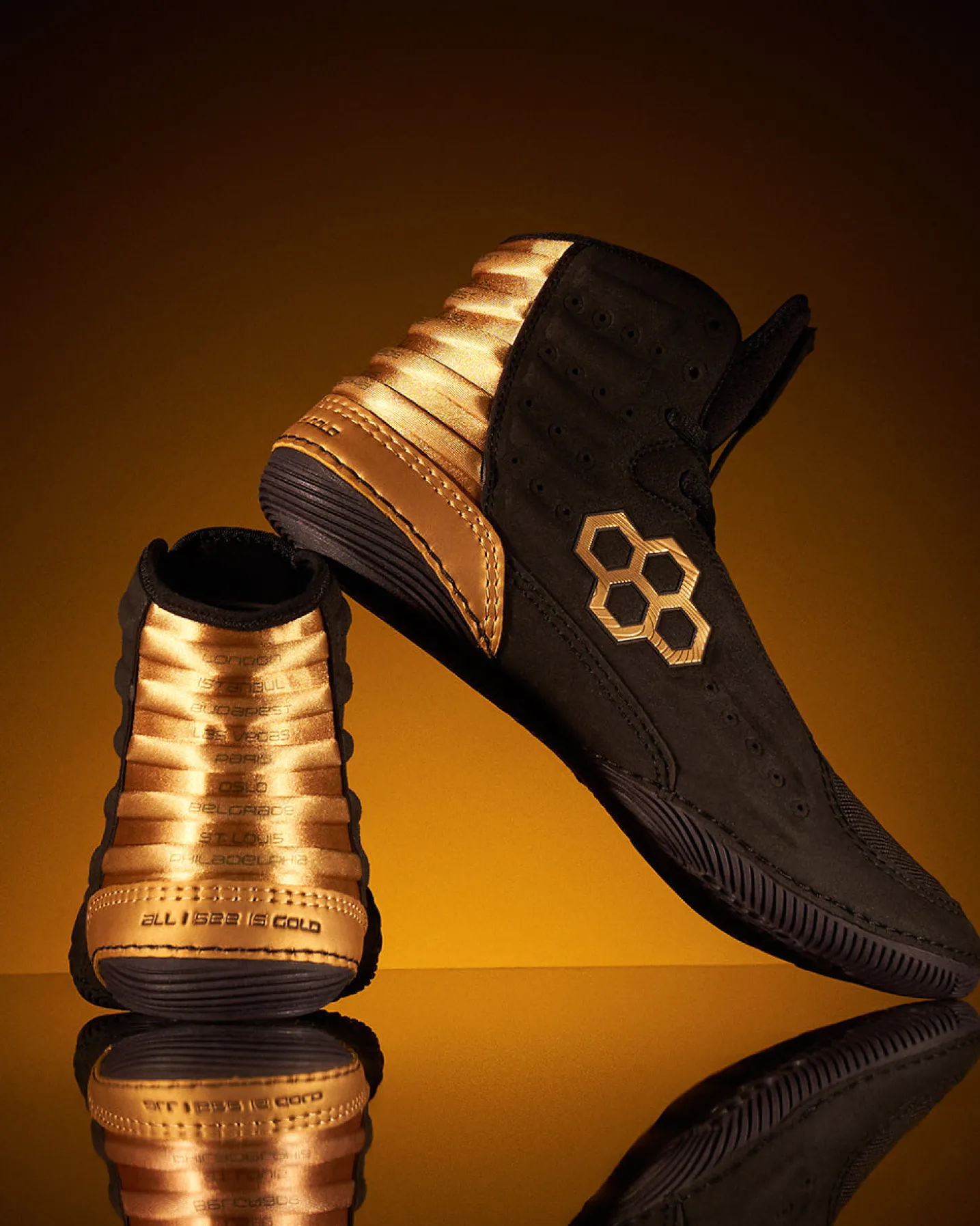 RUDIS JB Ultra Adult Wrestling Shoes - Stealth