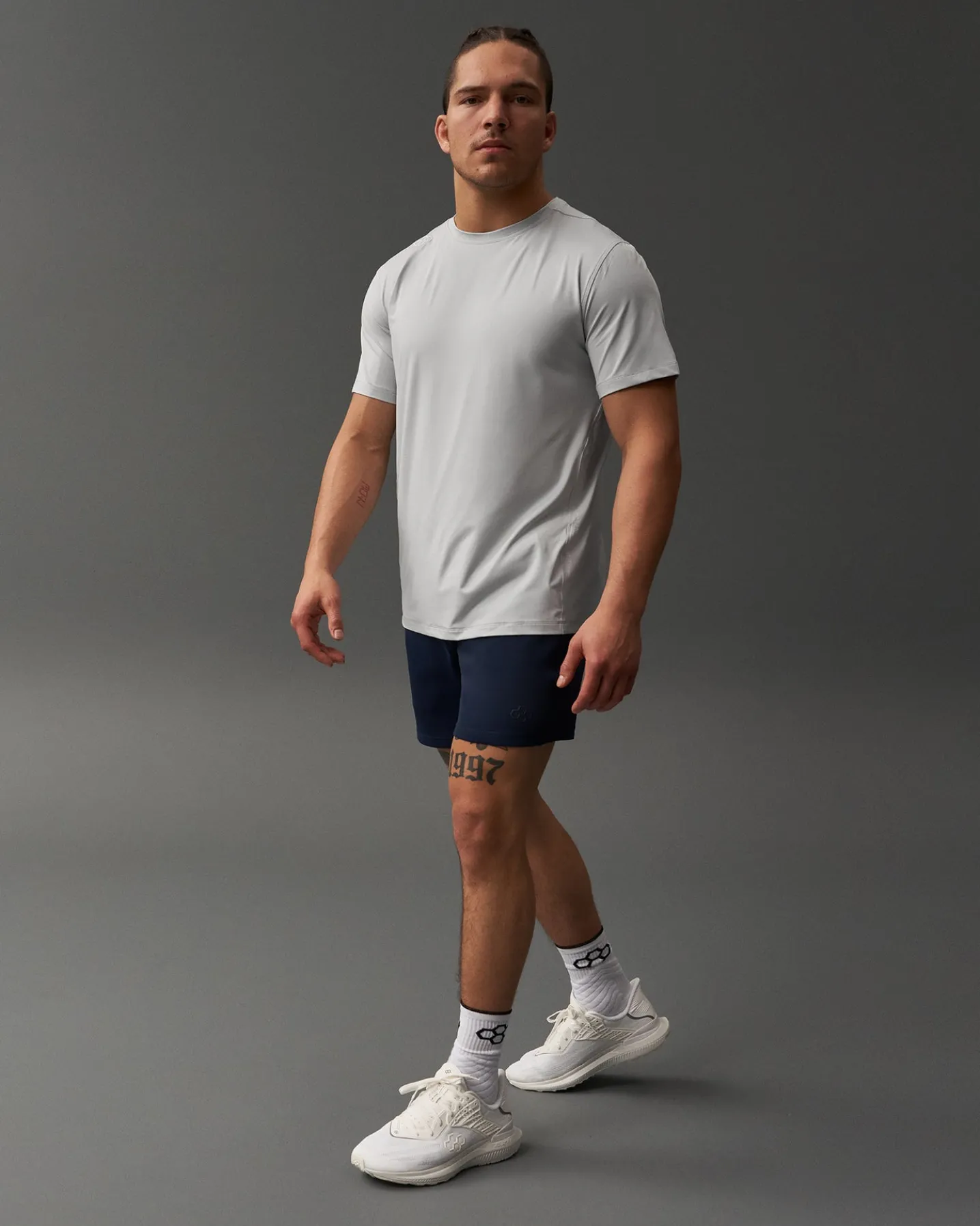 RUDIS Performance Stretch T-Shirt - Lunar Gray