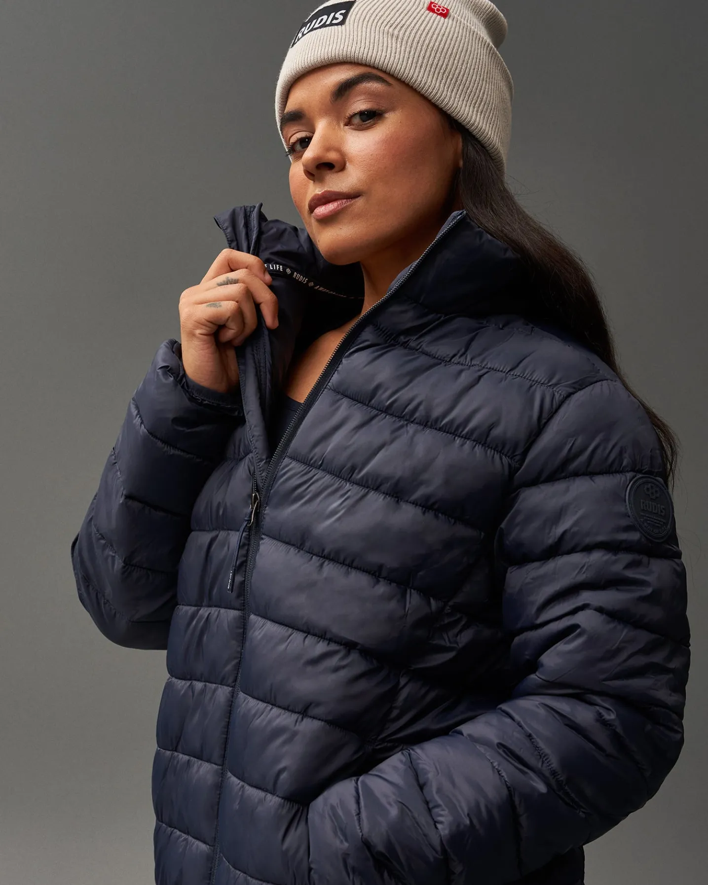RUDIS Puffer Jacket - Navy
