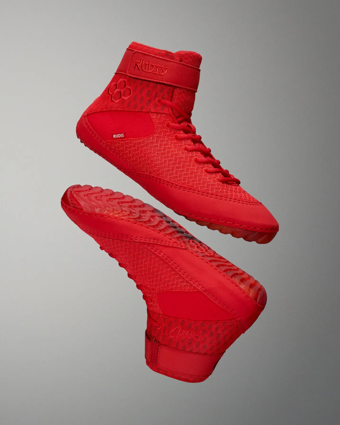 RUDIS Samurai Speed Adult Wrestling Shoes - Fire