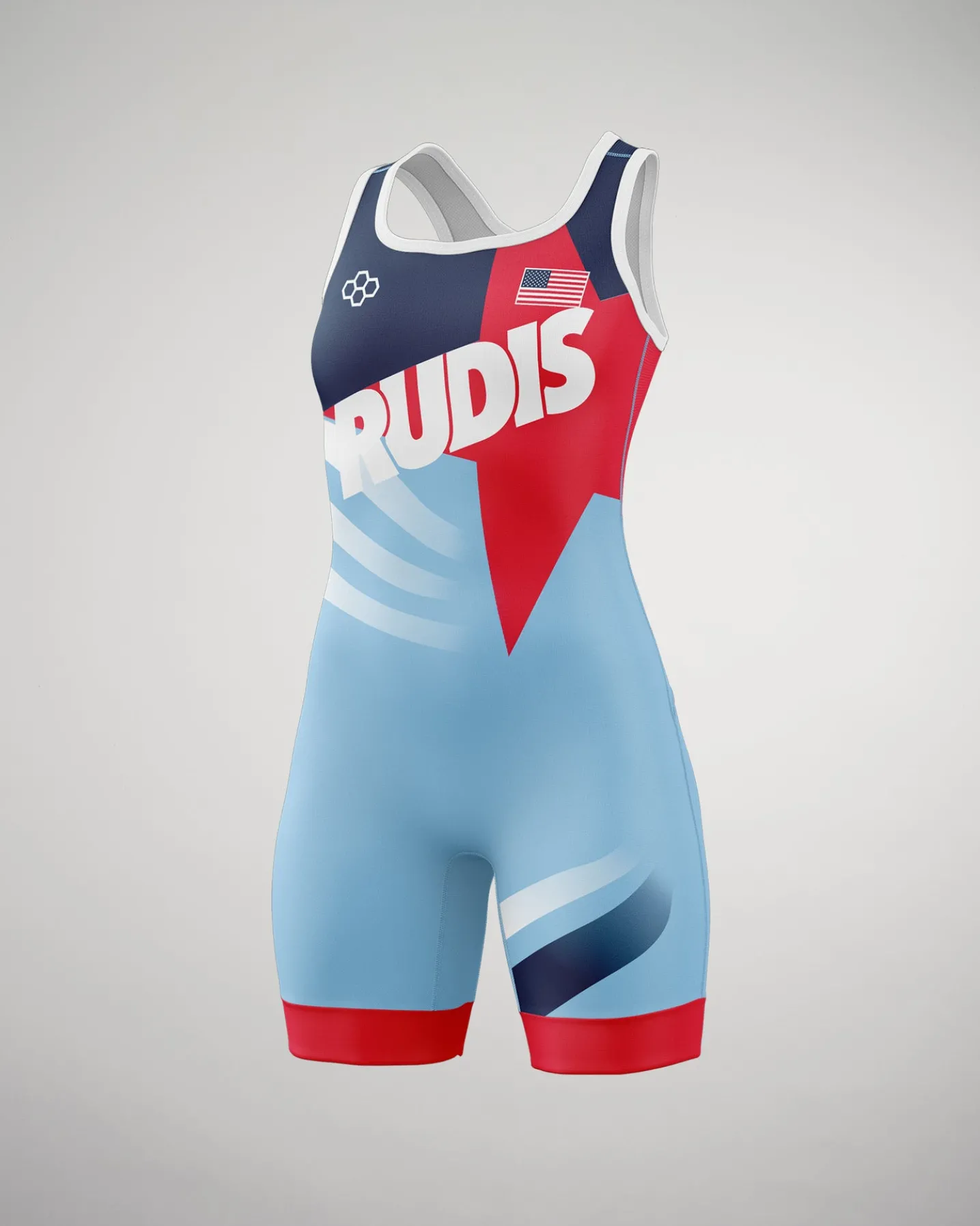 RUDIS Shining Star USA Girl's Elite Singlet