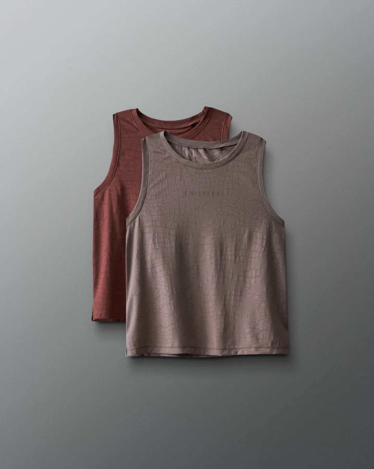 RUDIS Spirit Women's Textured Tank Top - 2 Color Bundle