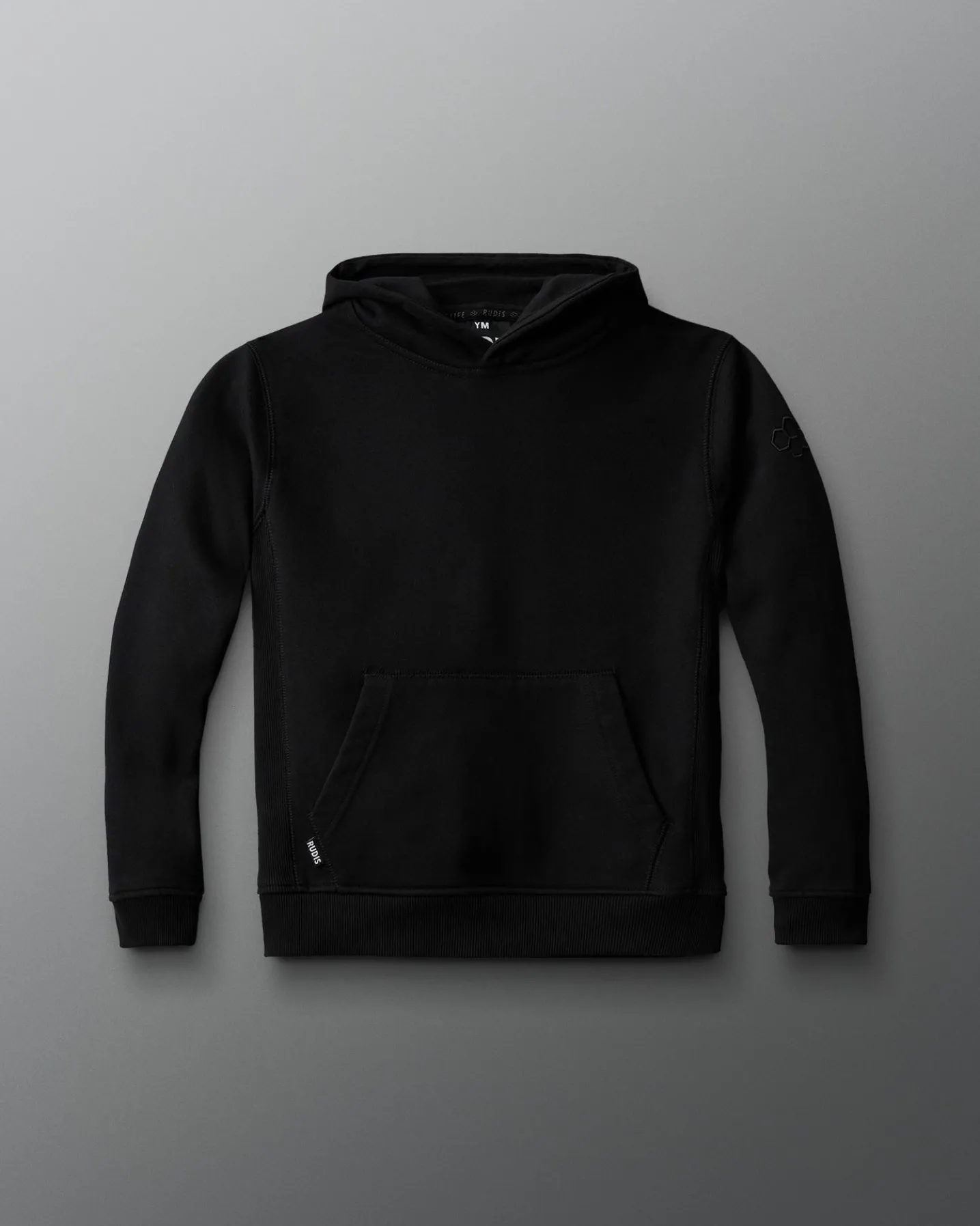 RUDIS Titan Heavyweight Fleece Youth Hoodie - Black