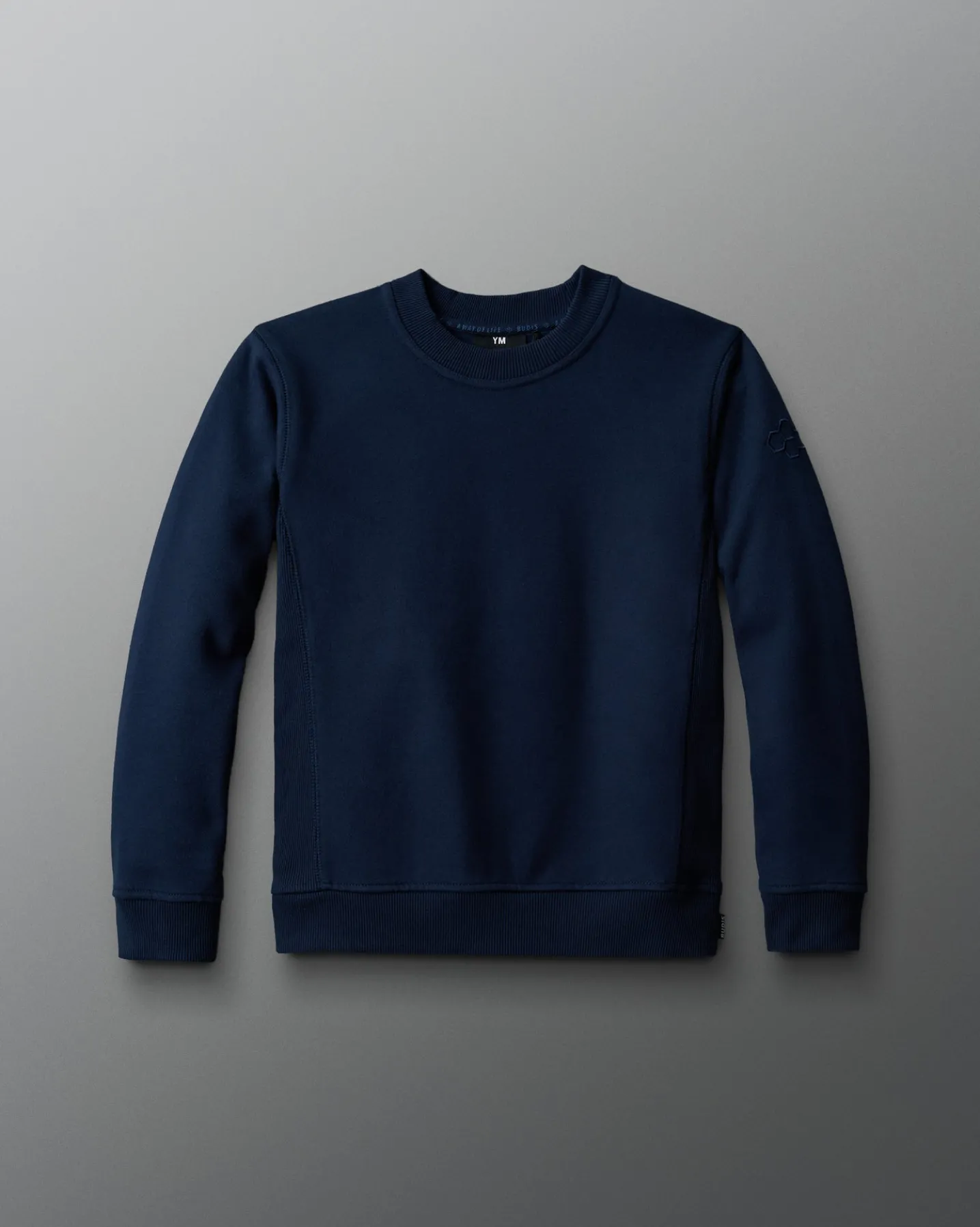 RUDIS Titan Heavyweight Fleece Youth Crewneck - Navy