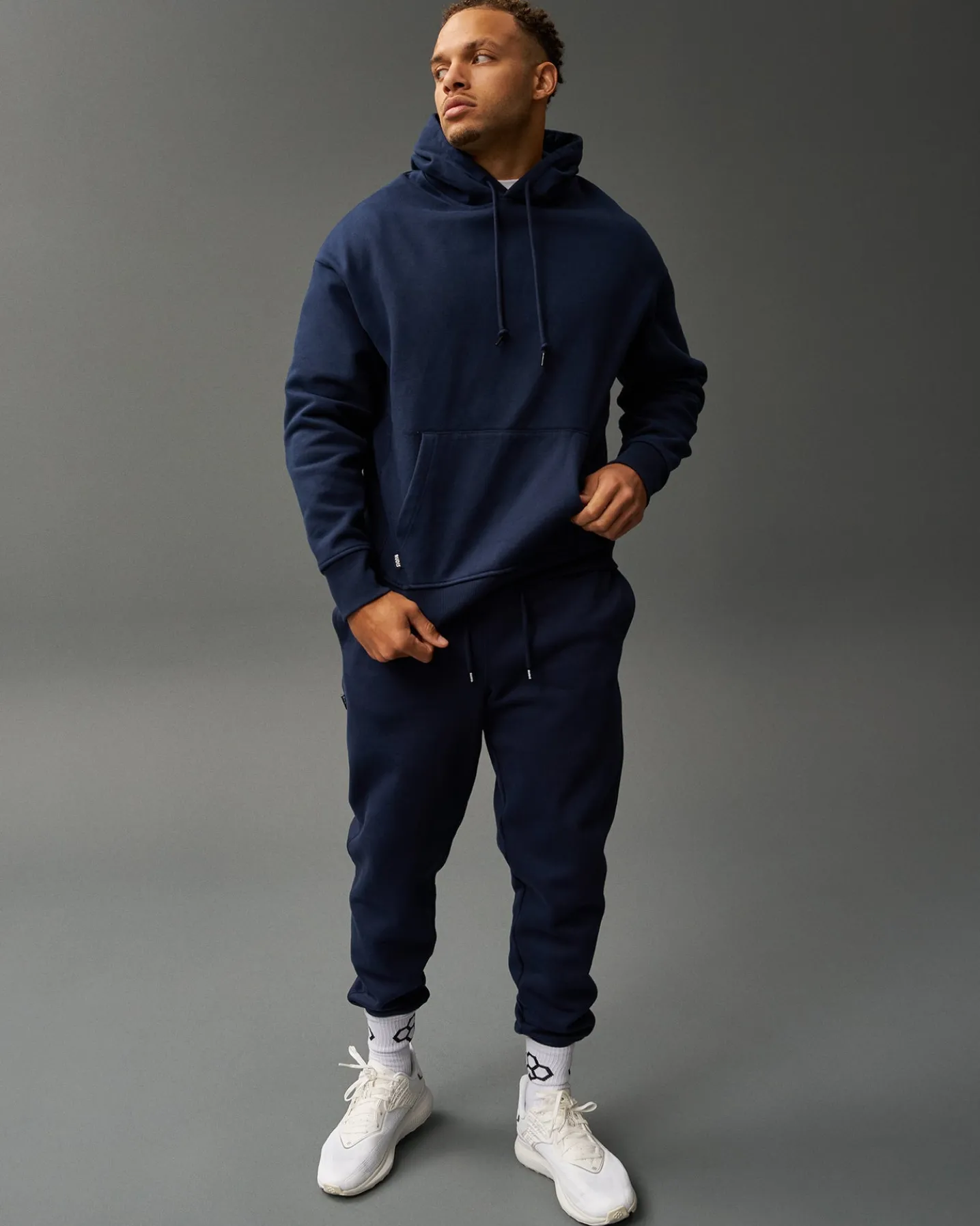 RUDIS Titan Heavyweight Fleece Hoodie - Navy