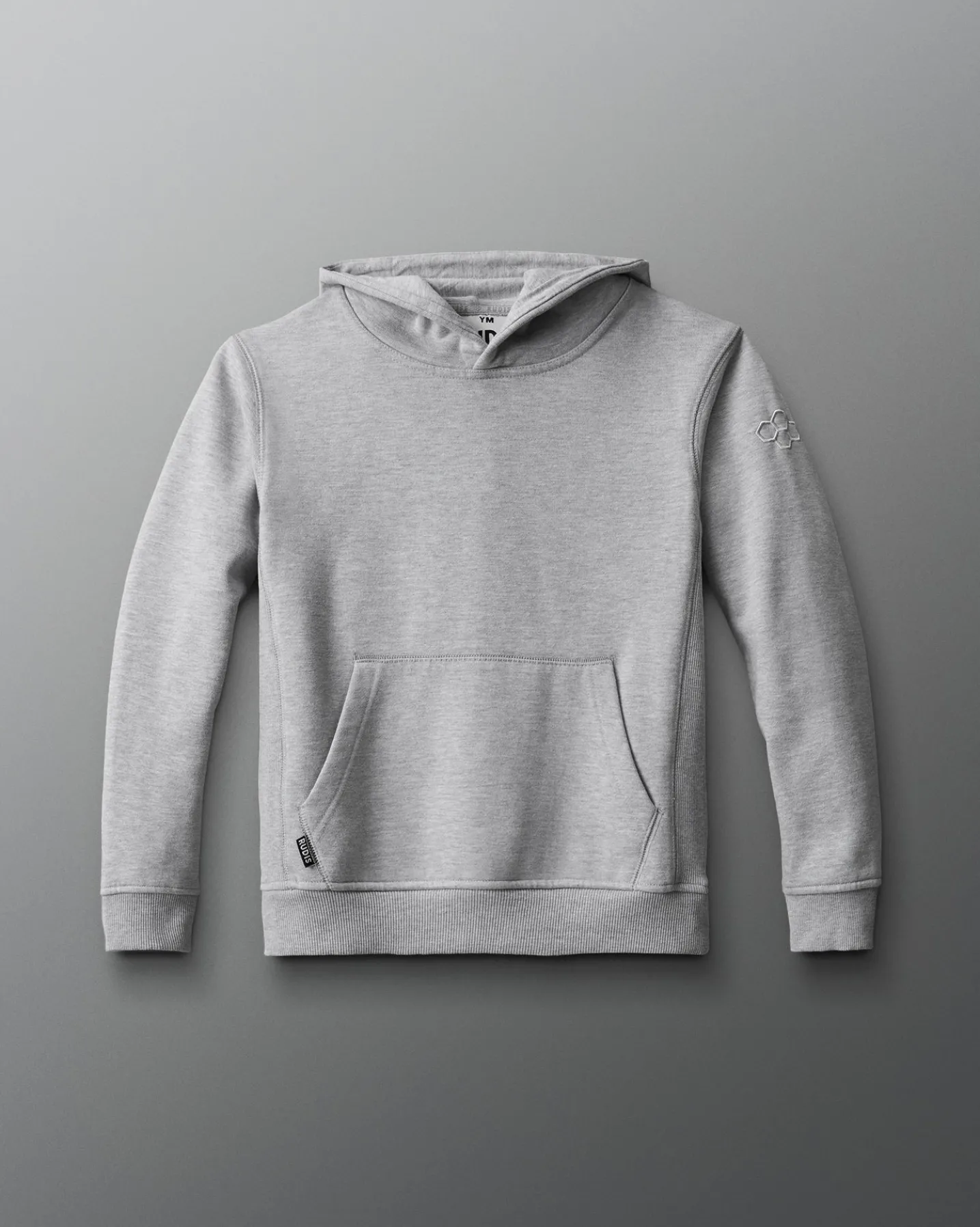 RUDIS Titan Heavyweight Fleece Youth Hoodie - Athletic Gray