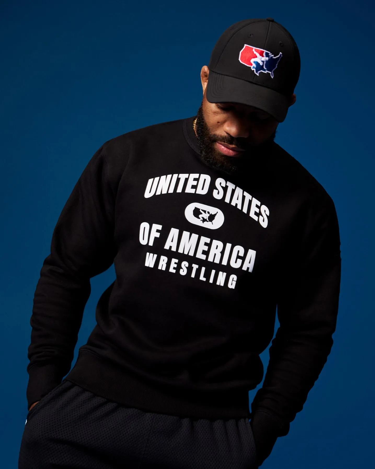 United States of America Wrestling Comfort Fleece Crewneck