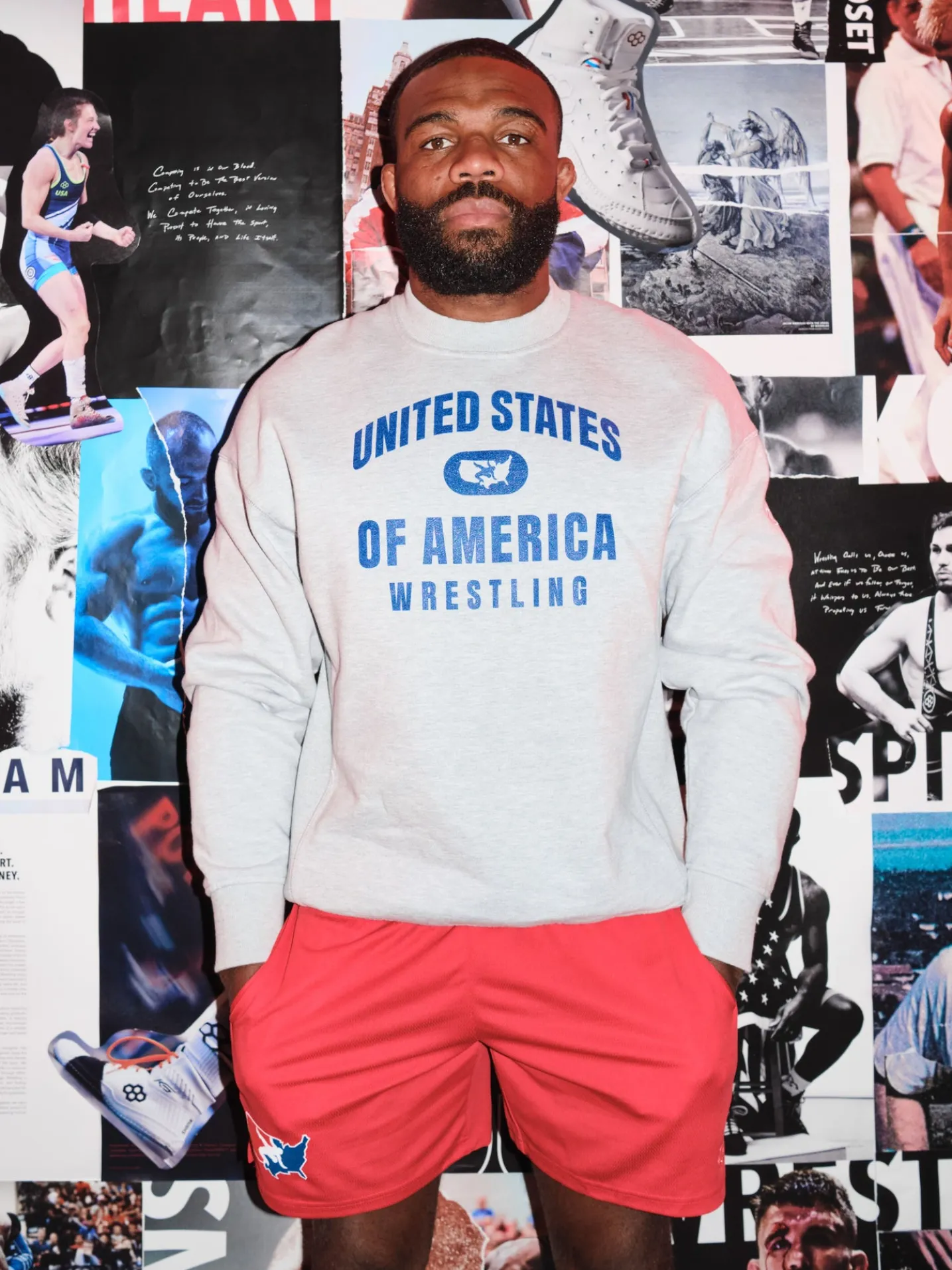 United States of America Wrestling Titan Heavyweight Crewneck