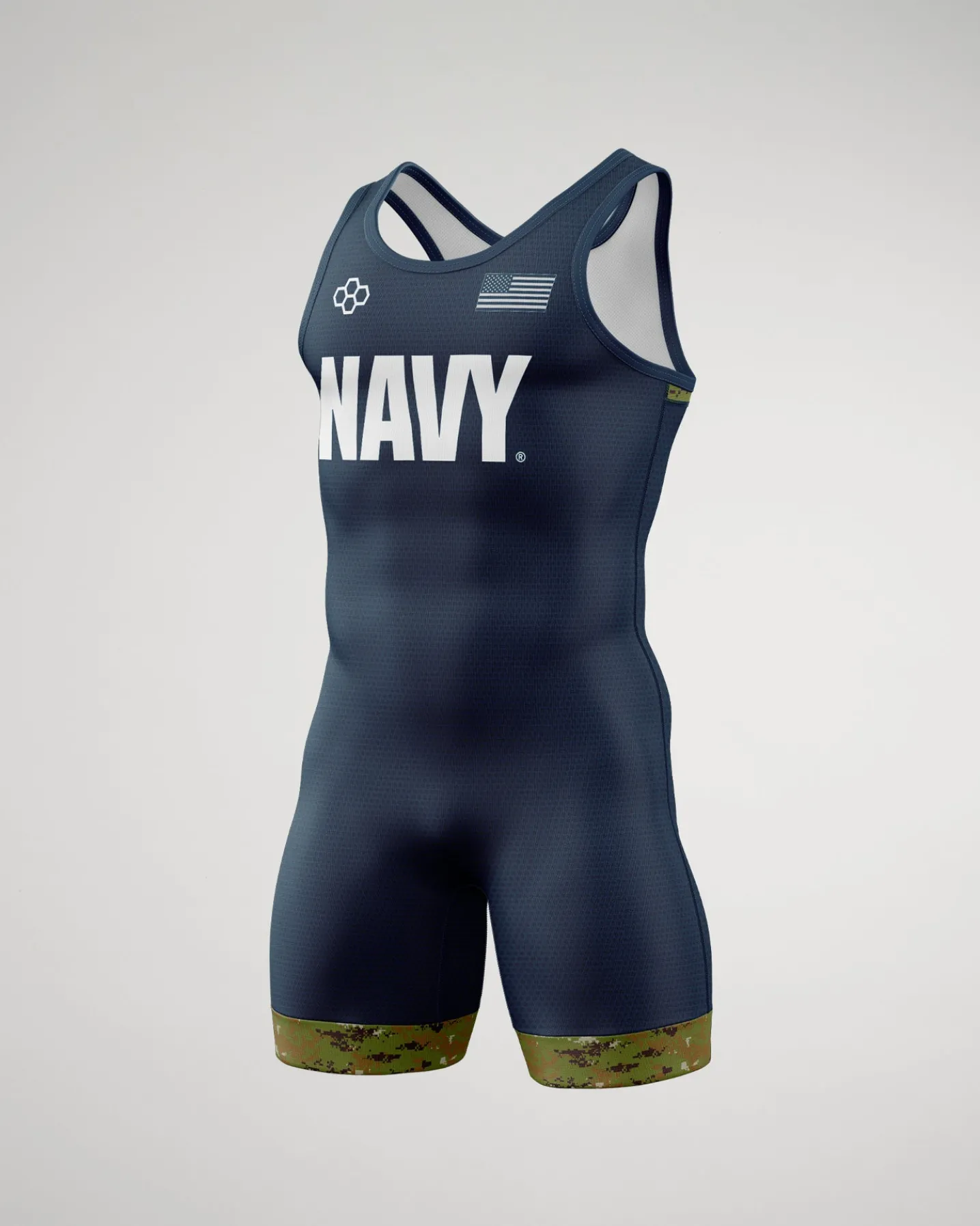 U.S. Navy Digital Woodland Boy's Elite Singlet