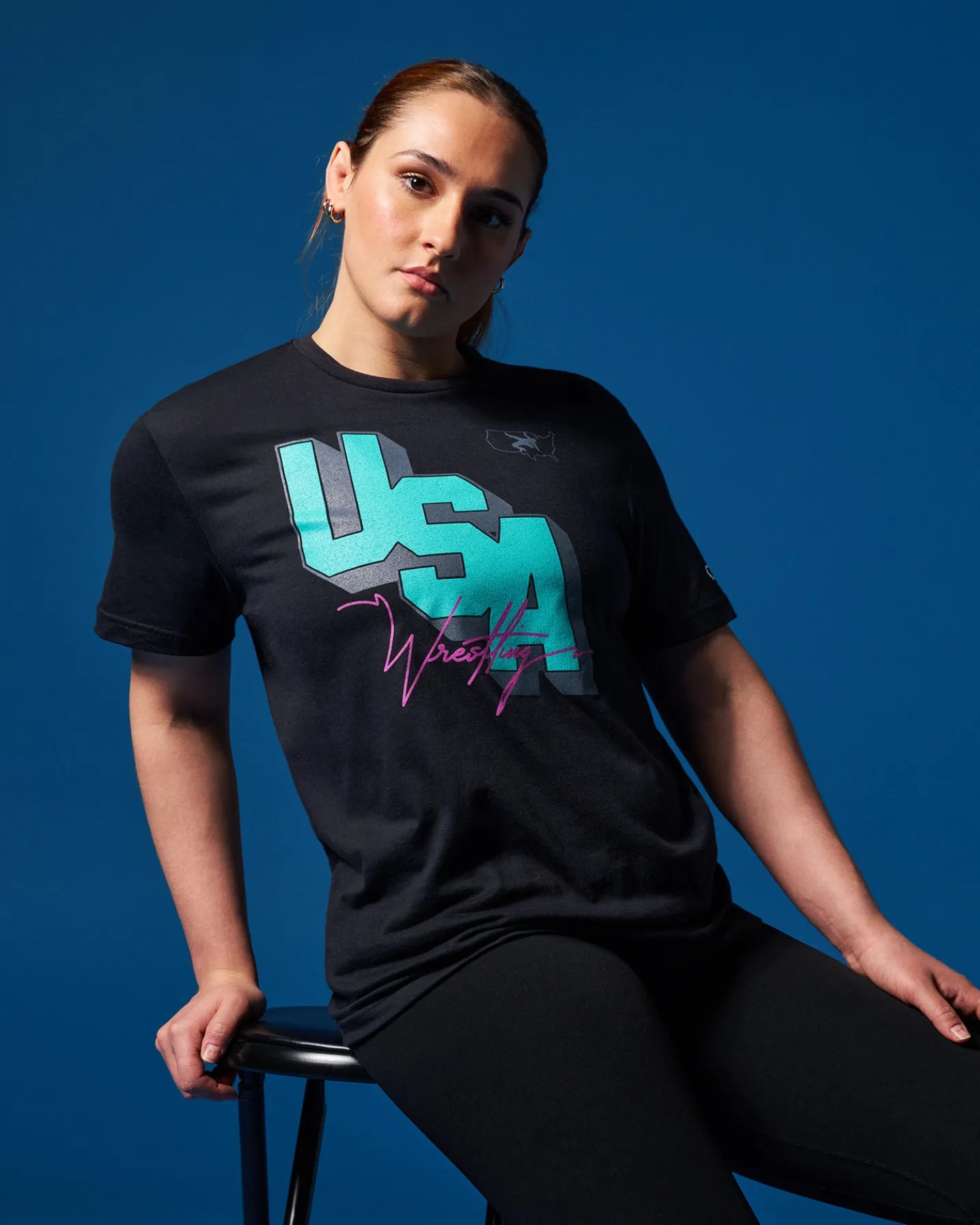 USA Wrestling Block Elite Super Soft T-Shirt