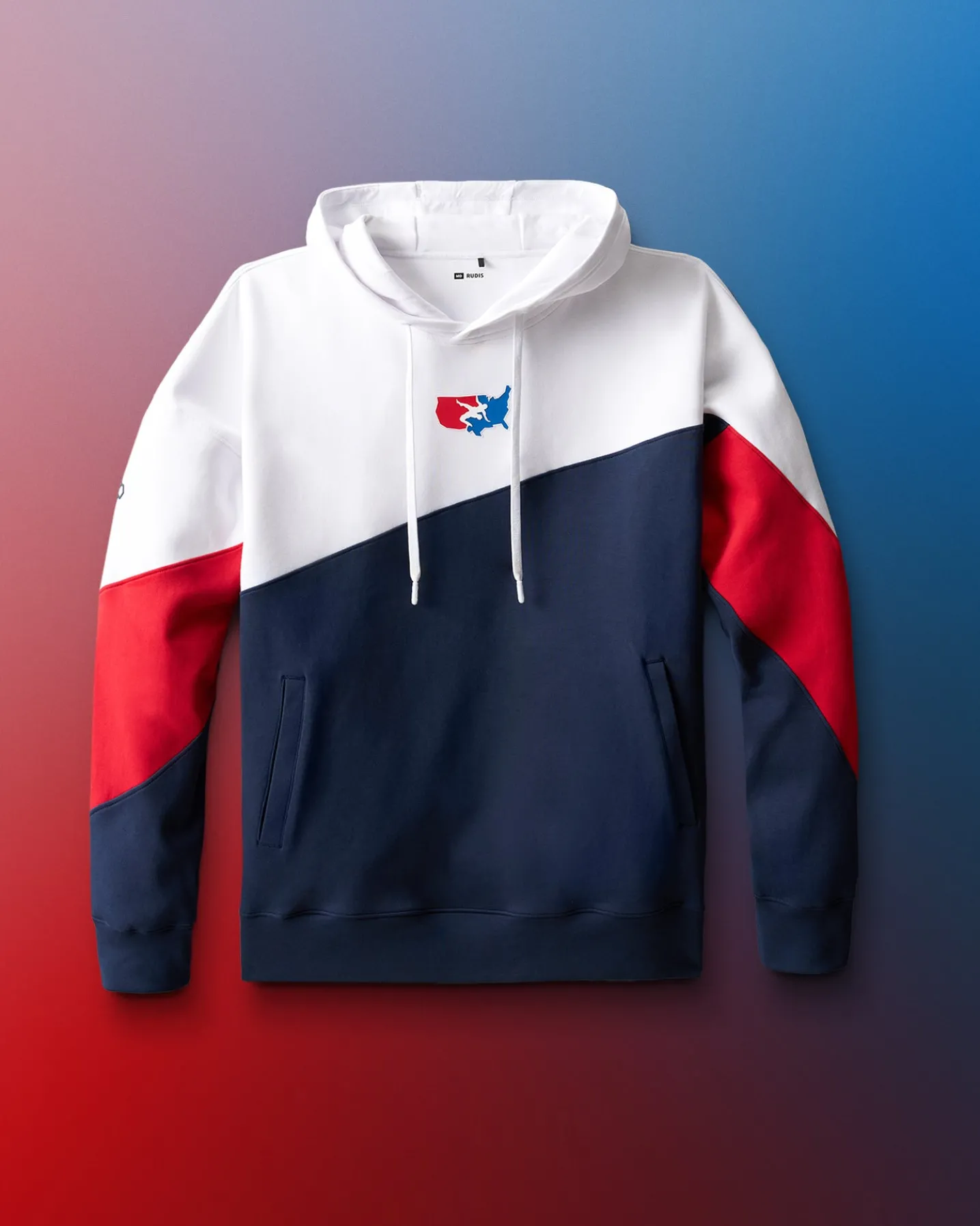 USA Wrestling Colorblock Hoodie