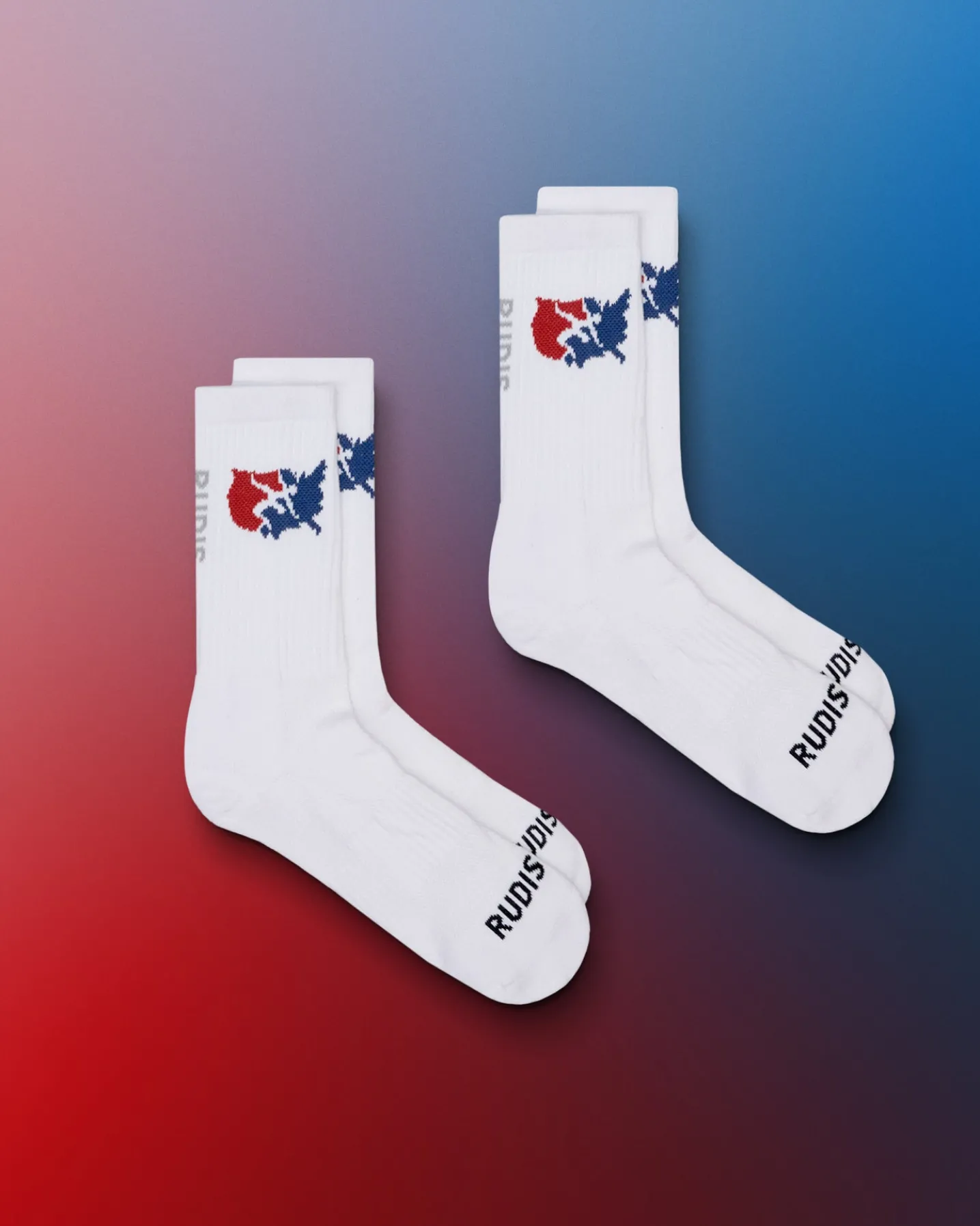USA Wrestling White Knit Essential Socks (2 Pair)