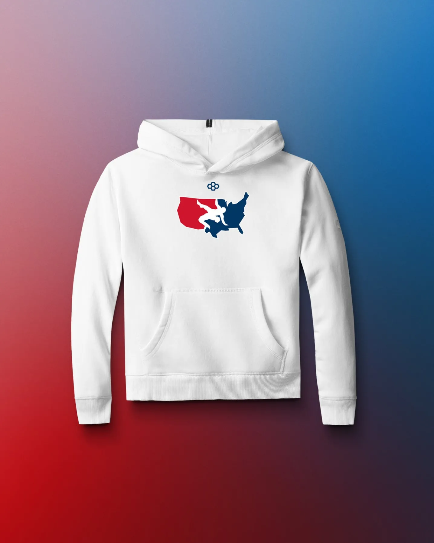 USAW Logo Comfort Fleece Youth Hoodie