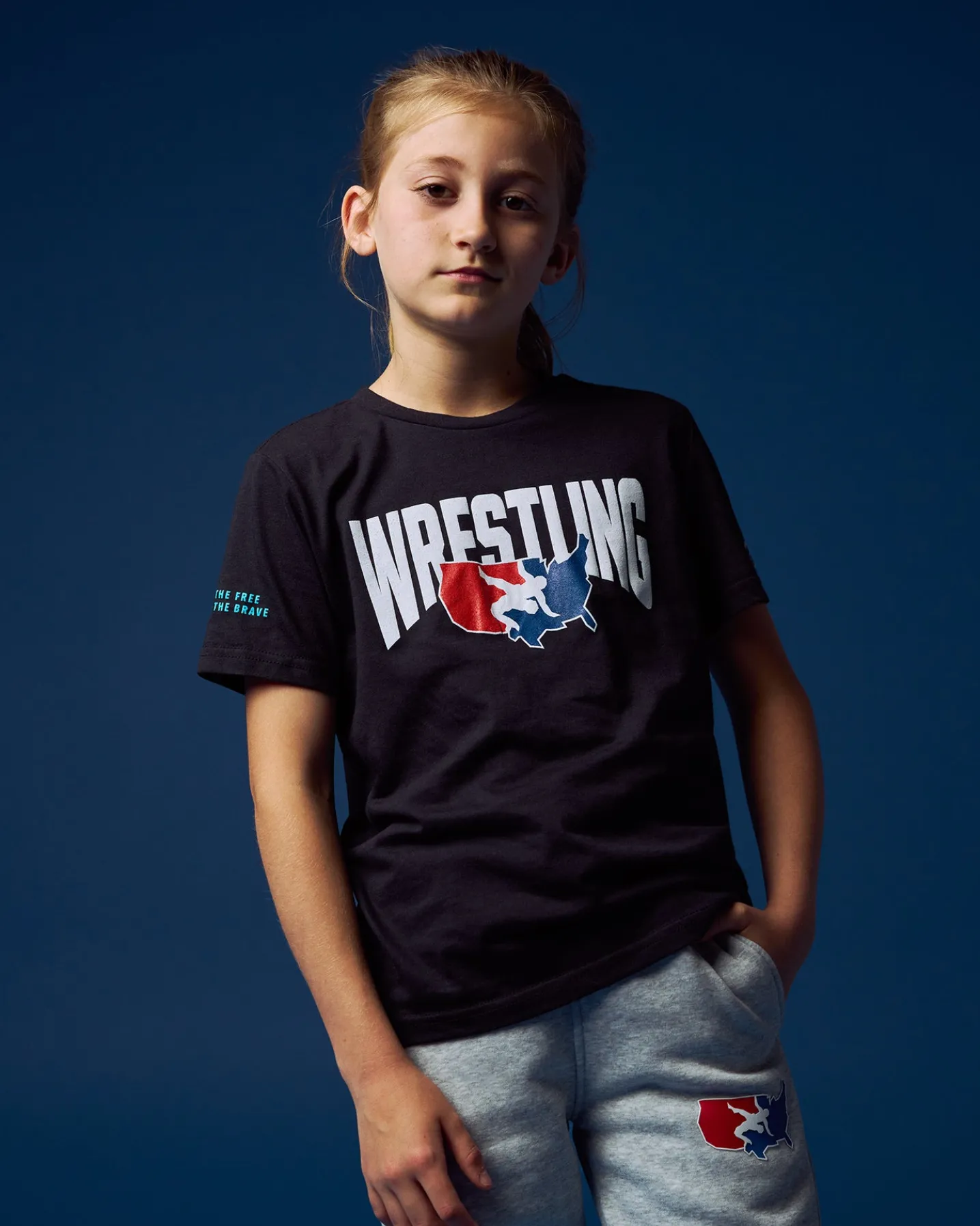 Wrestling Logo Youth Elite Super Soft T-Shirt
